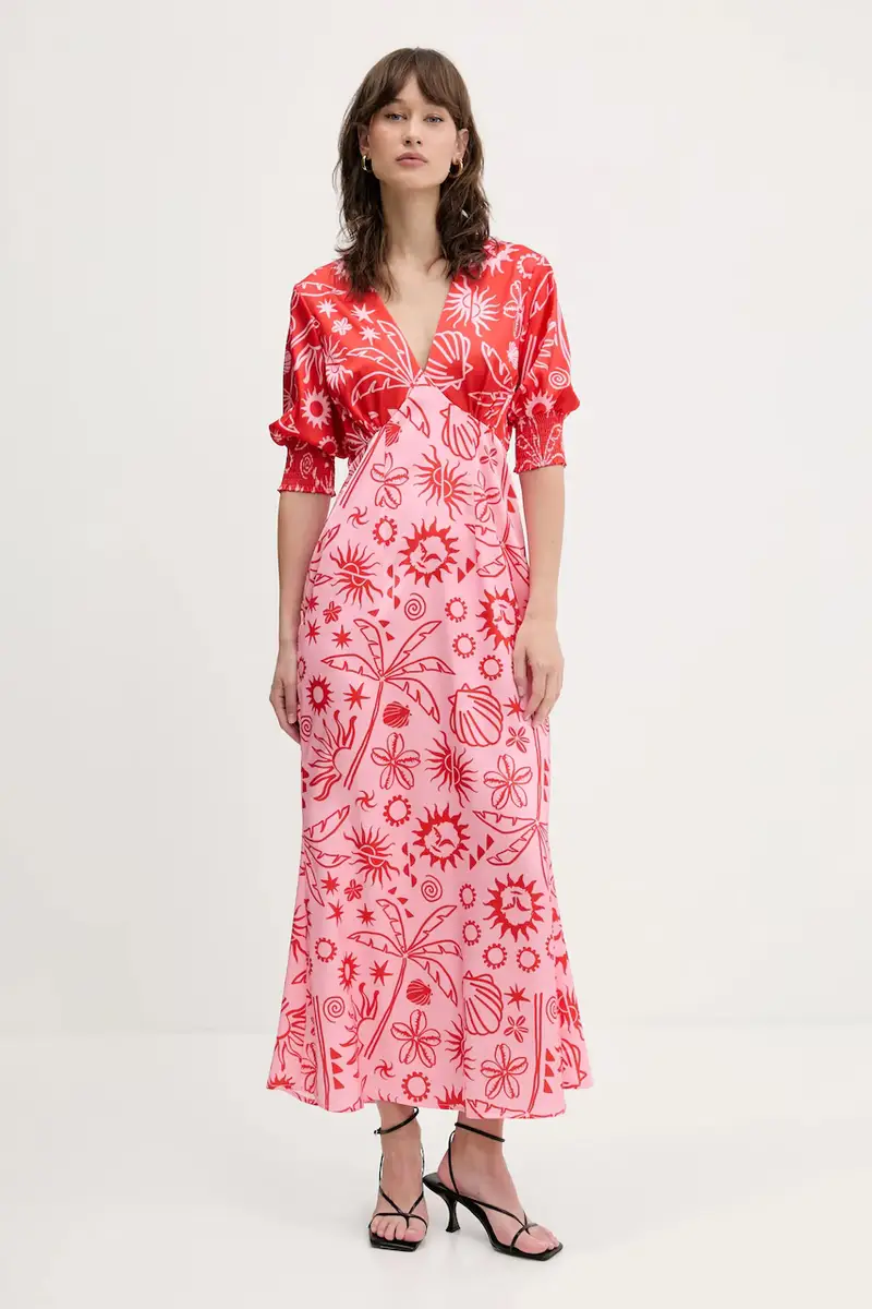 vestito colore rosso NFDDR2181