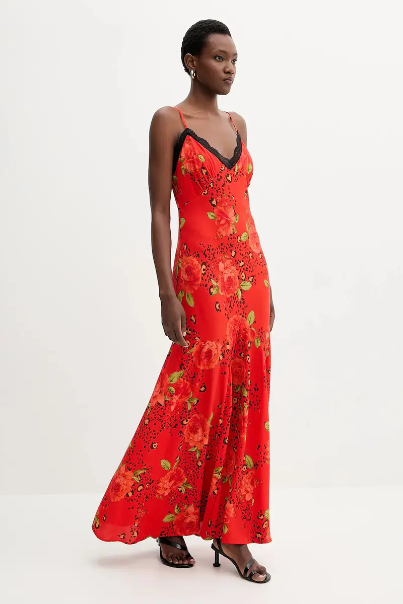 vestito colore rosso NFDDR3097 miniatura 2