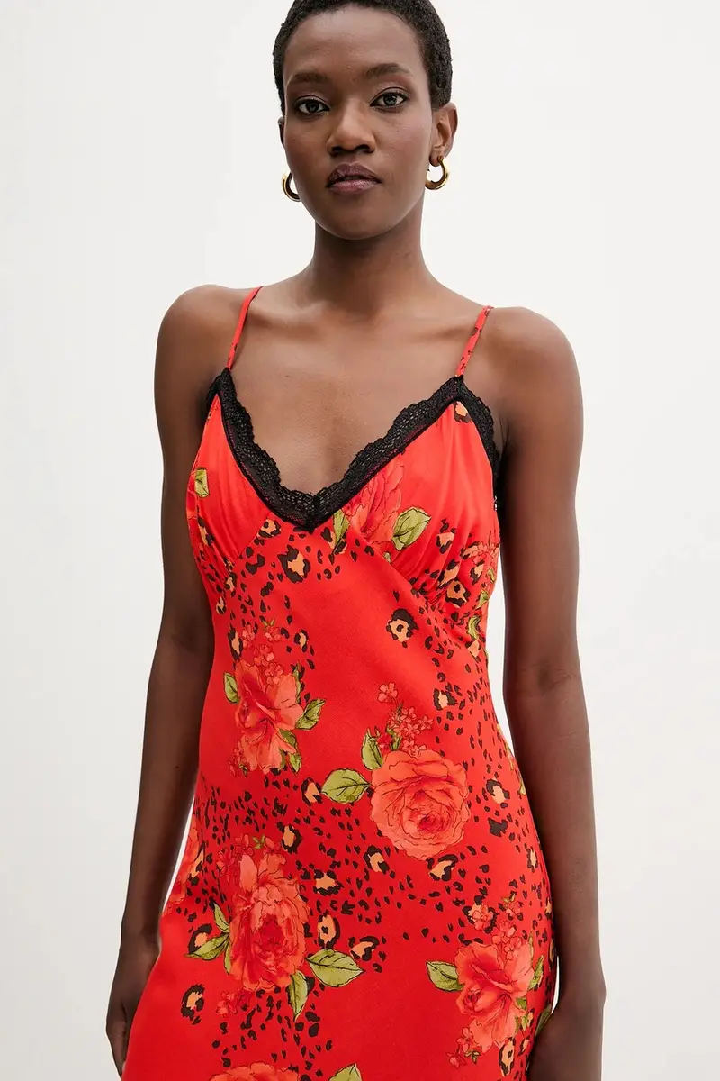 vestito colore rosso NFDDR3097 miniatura 4