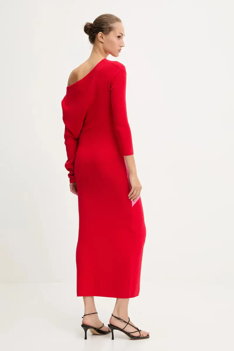 vestito colore rosso NFDKN737 miniatura 3