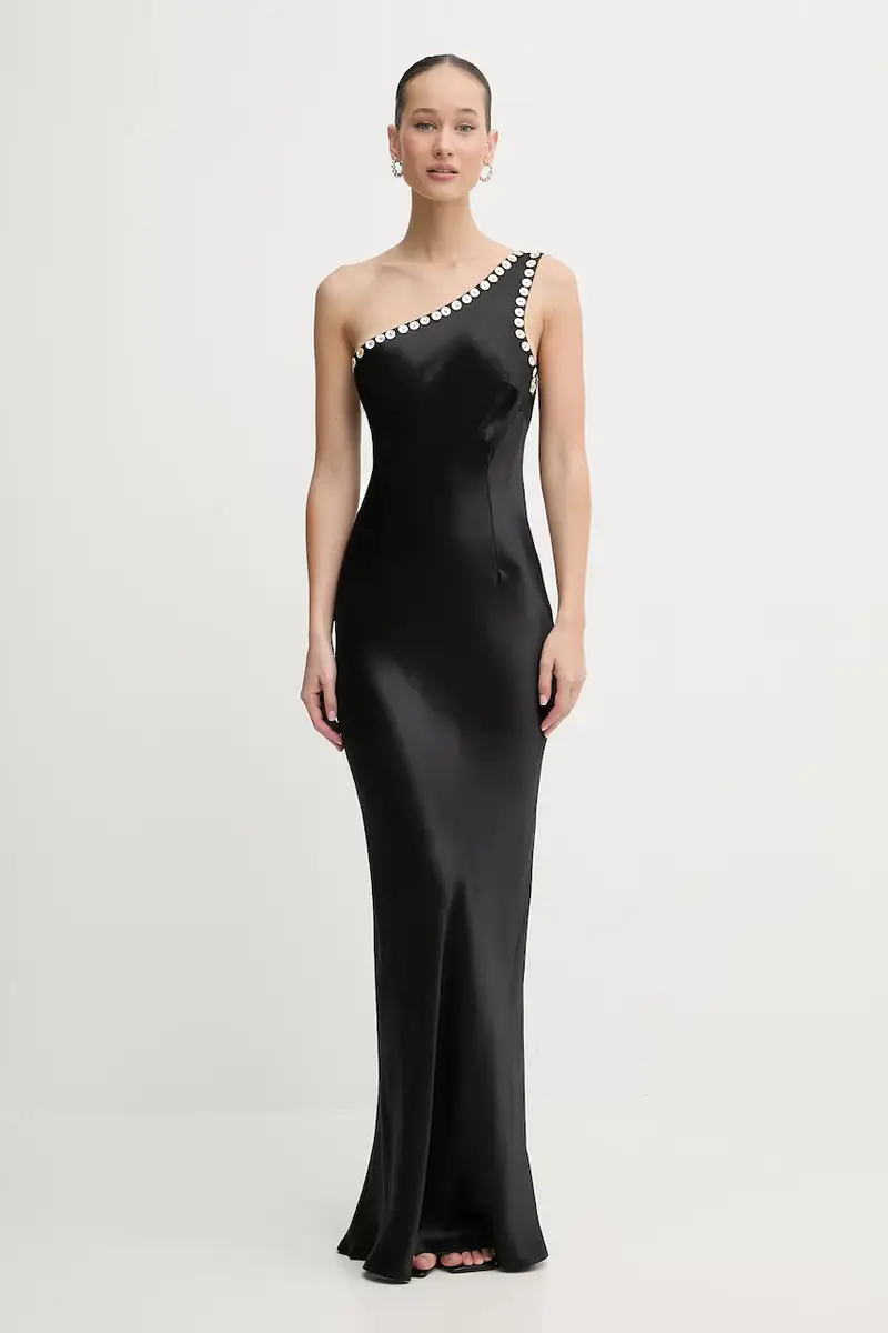 vestito di viscosa colore nero NFDDR3035