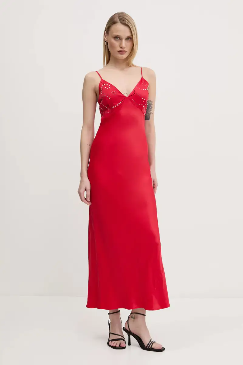 vestito Gem Rhea colore rosso NFDDR1852