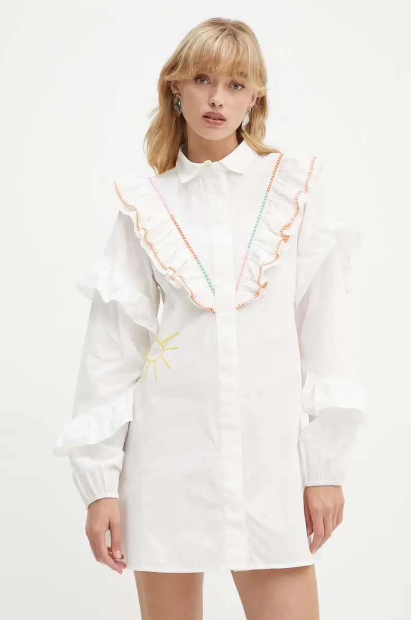 vestito in cotone Austin Mini Bianco