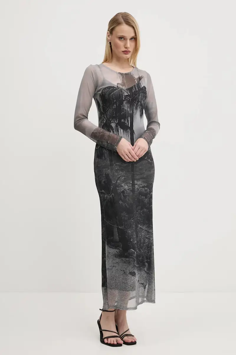 vestito Mallorca Scene Mesh colore grigio NFDDR1817 miniatura 4