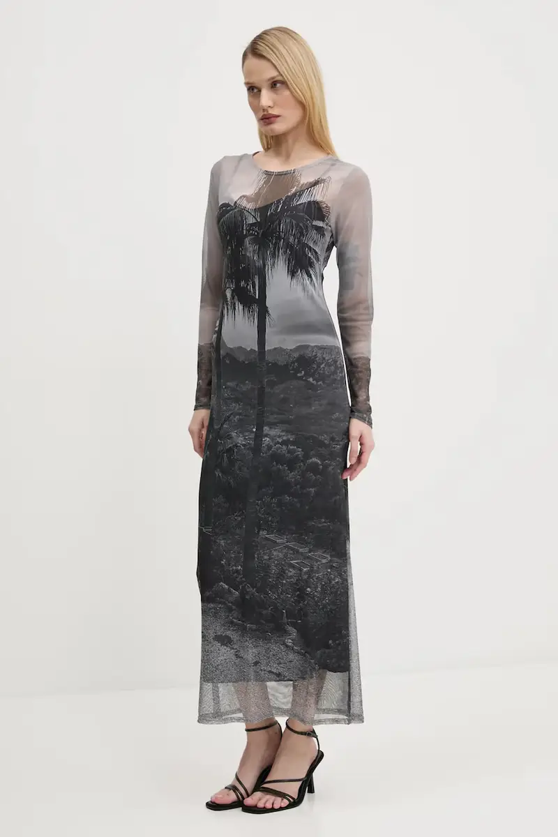 vestito Mallorca Scene Mesh colore grigio NFDDR1817