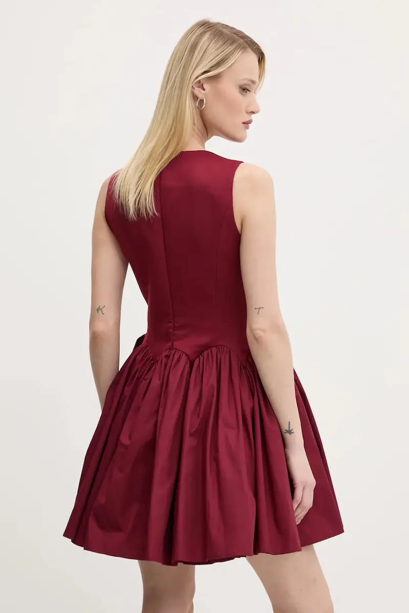 vestito Mini Monika colore granata NFDDR1918 miniatura 3