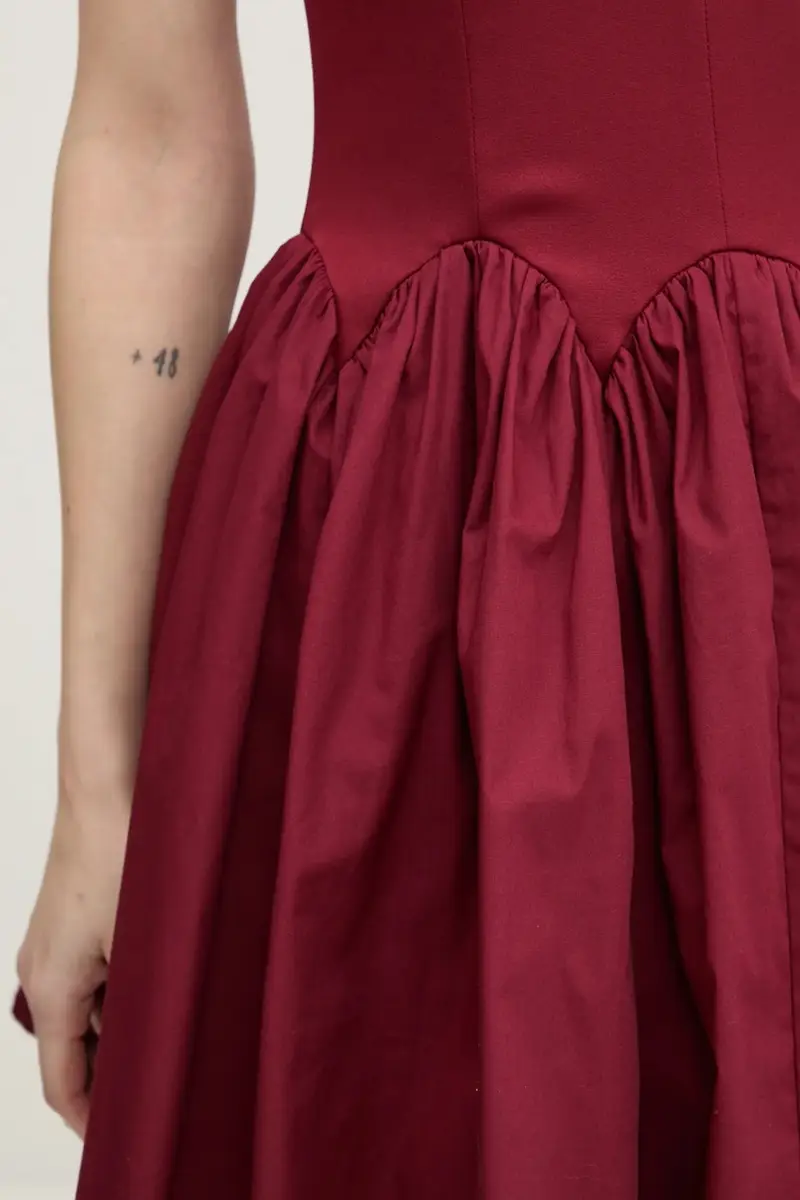 vestito Mini Monika colore granata NFDDR1918 miniatura 5