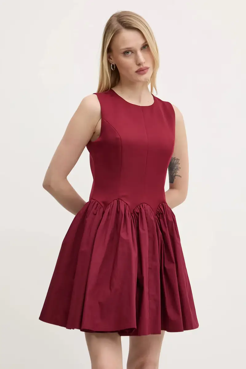 vestito Mini Monika colore granata NFDDR1918