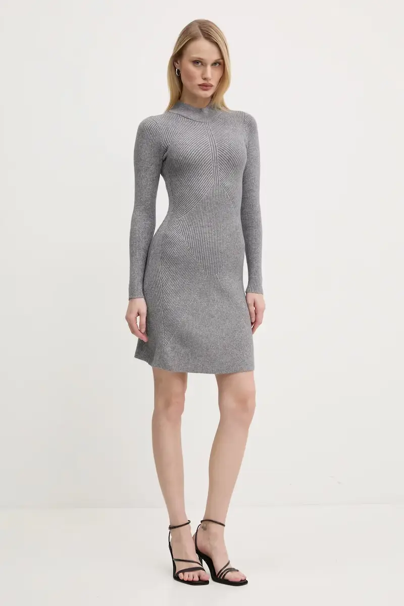 vestito Mini Suki colore grigio NFDKN602 miniatura 2