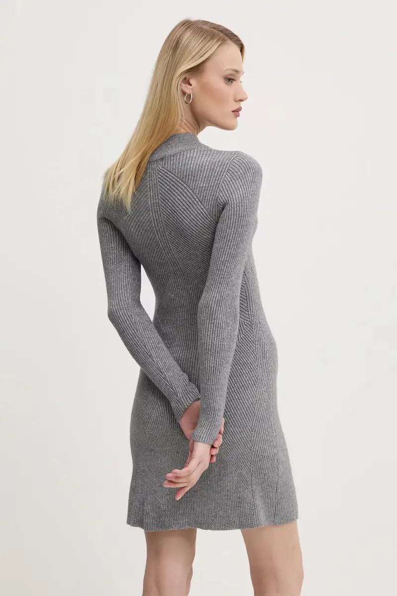 vestito Mini Suki colore grigio NFDKN602 miniatura 3