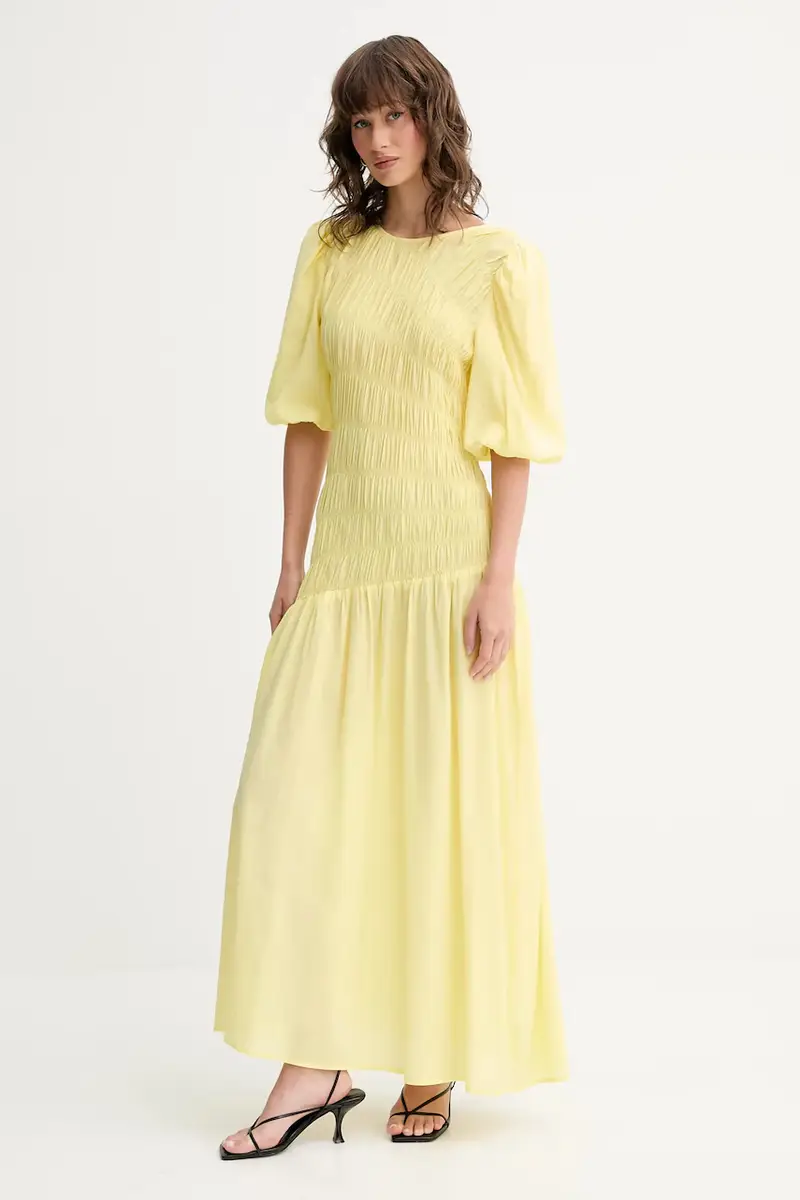 vestito Nara colore giallo NFDDR3014 miniatura 3