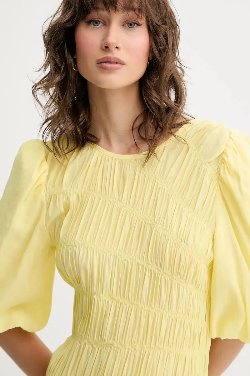 vestito Nara colore giallo NFDDR3014 miniatura 4