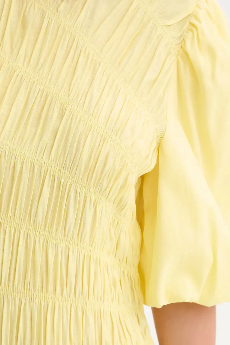 vestito Nara colore giallo NFDDR3014 miniatura 5