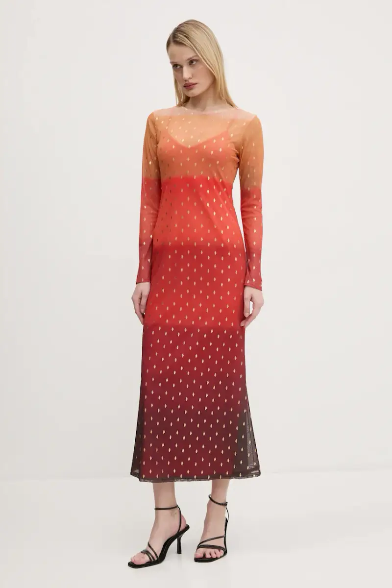 vestito Sunset Mesh colore arancione NFDDR1747