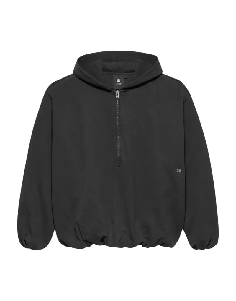 Inflatable hoodie felpa con cappuccio con fondo regolabile - washed black M