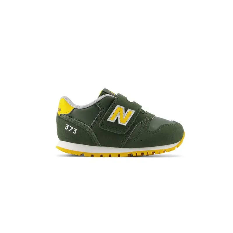 373 Mesh Suede Tdv Verde Giallo - Sneakers Bambino EUR 21 / US 5