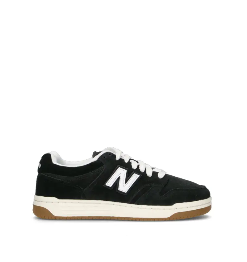 480 Sneaker donna nera in suede Vario