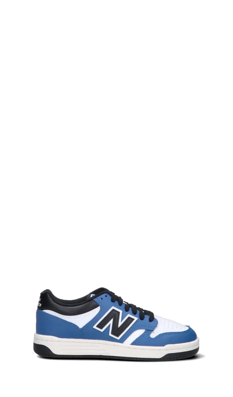 480 Sneaker ragazzo blu e nera in pelle Vario