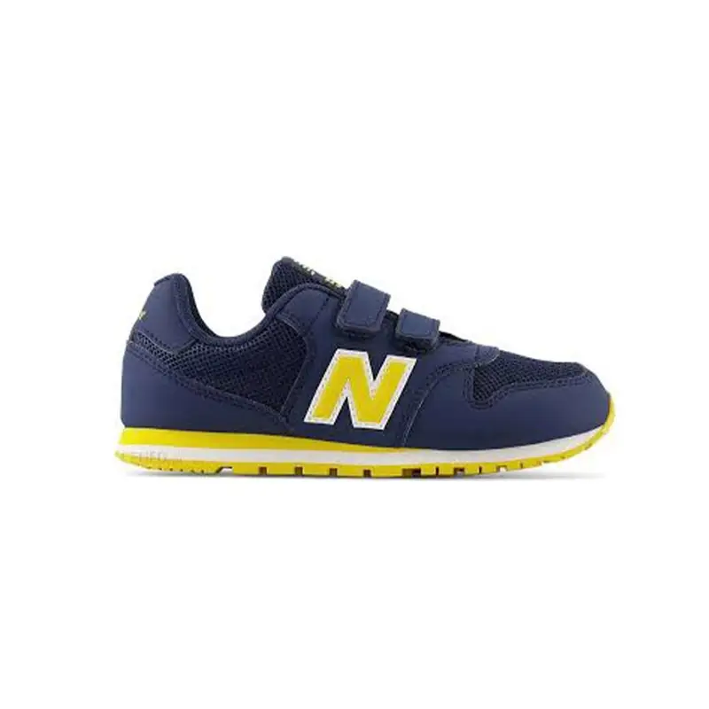 500 Mesh Lea Gs Blu Giallo - Sneakers Bambino EUR 39 / US 6,5