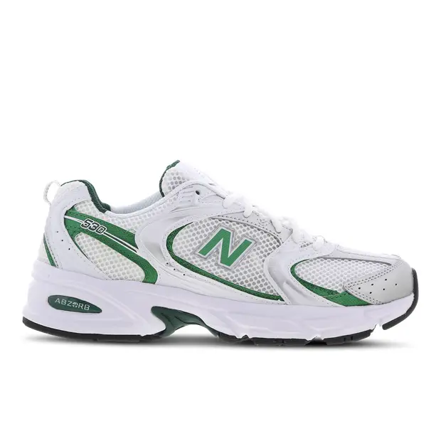 530 Donna - Sneakers Bianco - 5 - Cuoio, Sintetico White