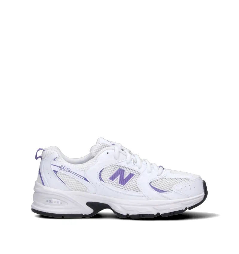 530 Sneaker ragazza bainca/viola Vario