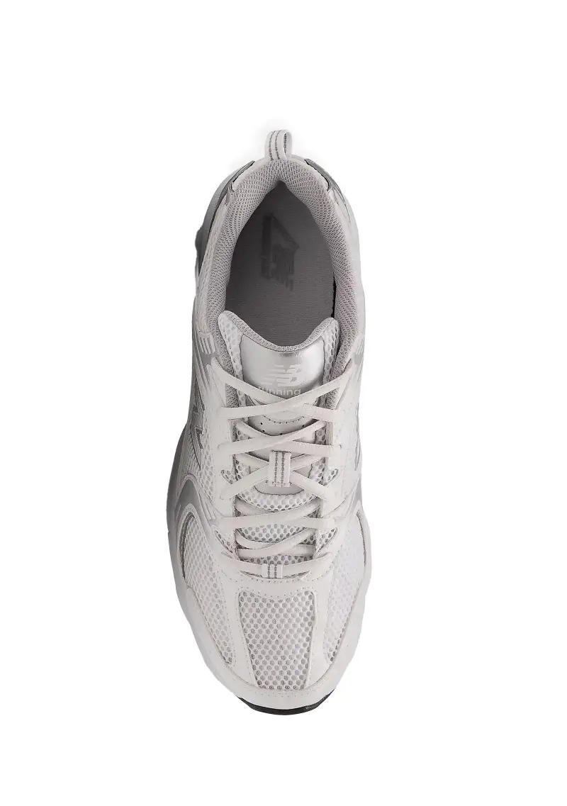 530 - Sneakers Unisex White/silver miniatura 3