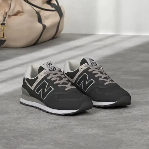 New Balance 574, Sneaker Donna, Nero, 39 EU miniatura 2