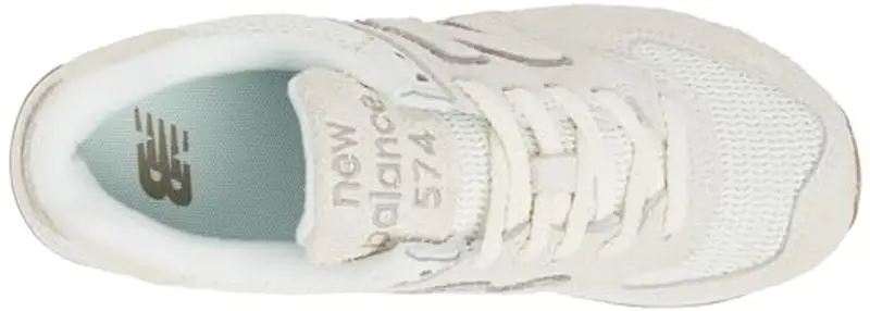 New Balance 574, Sneaker Donna, Sale Marino Bianco Sporco, 37 EU miniatura 3
