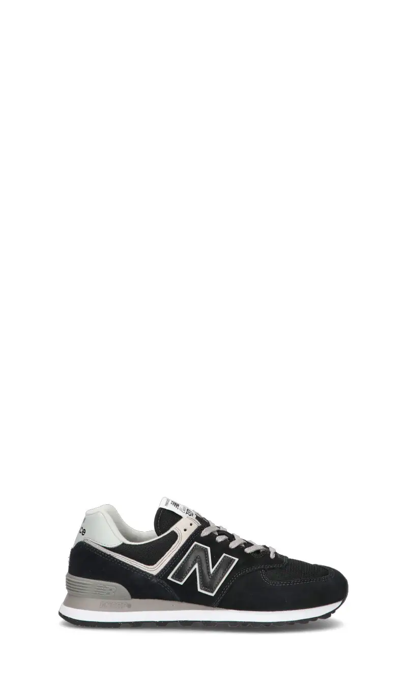 574 Sneaker uomo nera in suede Vario