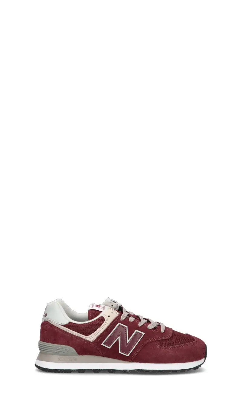 574 Sneaker uomo rossa in suede Vario