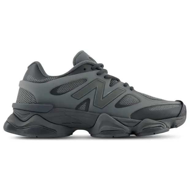 9060 male Scarpe - Nero - Pelle - Foot Locker Black