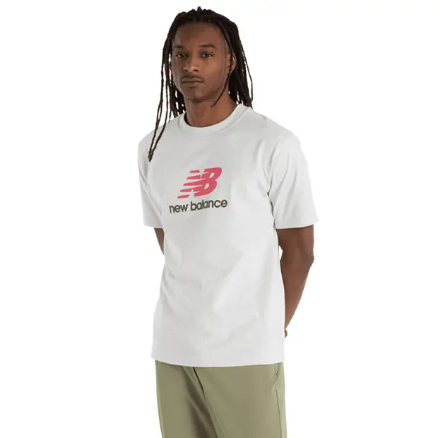 New Balance T-shirt Grigio 3192262