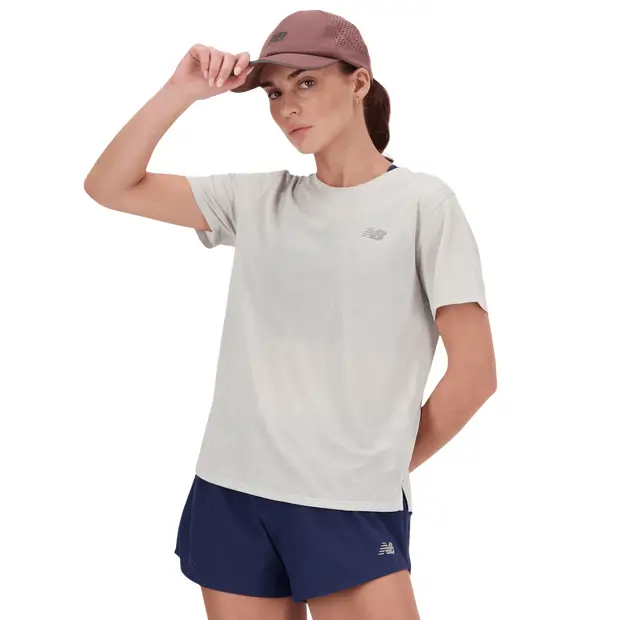 New Balance T-shirt Donna Grigio 4104040
