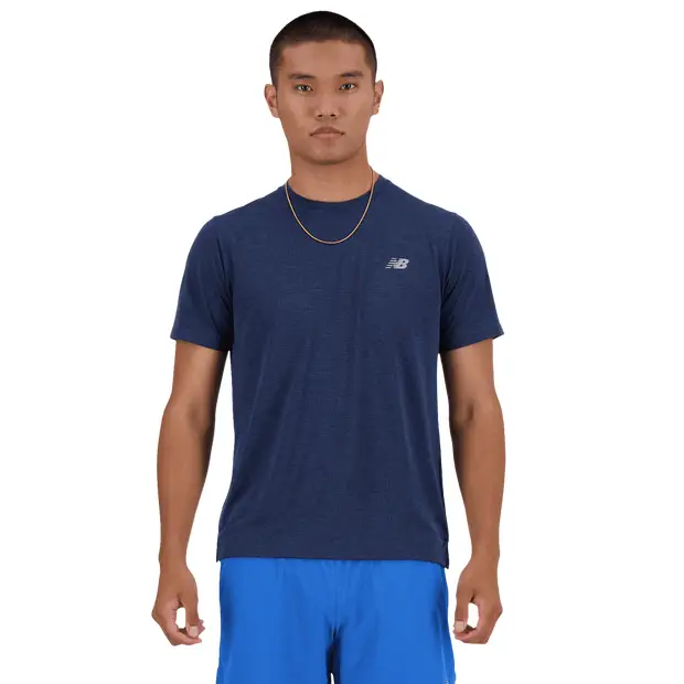 New Balance T-shirt Uomo Blu 4104023