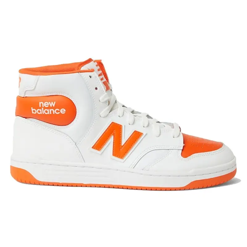Bb 480 Hi Lea Bianco Arancio - Sneakers Uomo EUR 42 5 / US 9