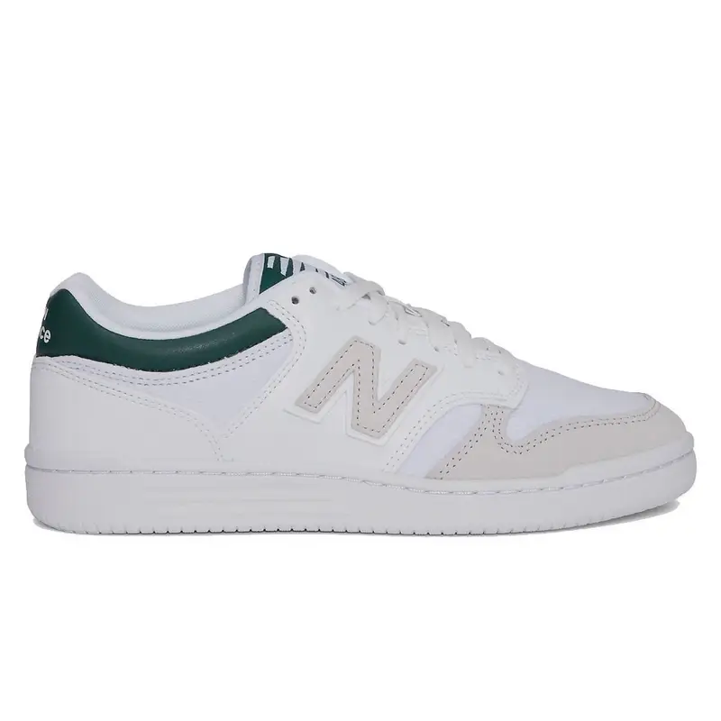 Bb 480 Mesh Lea Bianco Verde - Sneakers Uomo EUR 40 / US 7