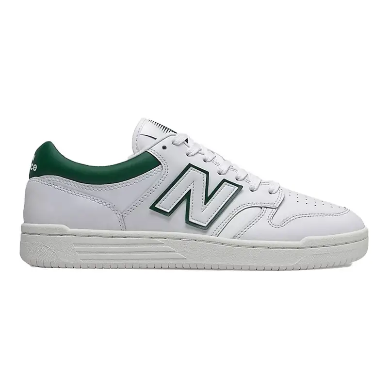 Bb480 Lea Unisex Bianco Verde - Sneakers Uomo EUR 39 5 / US 6 5