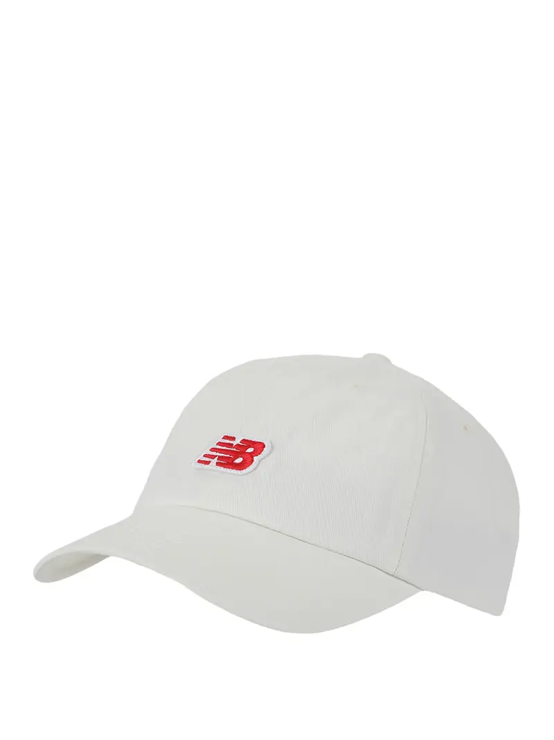 berretto con visiera new balance 6 panel unisex - avorio