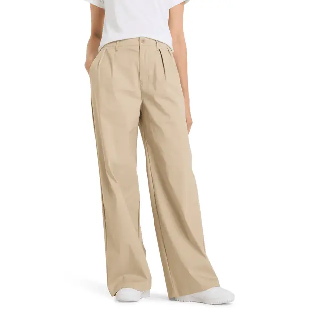 Boylston Twill Trouser female Pantaloni - Beige - Jersey di cotone - Foot Locker