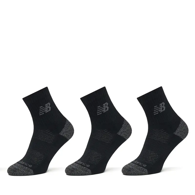 Calzini lunghi New Balance Active Cushion Quarter Socks LAS35204BK Nero