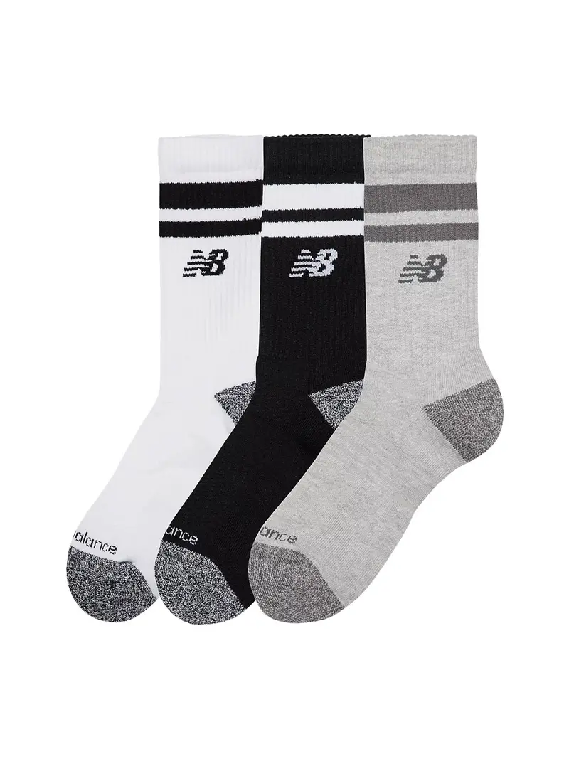 calzini new balance 3 pack unisex - multicolore