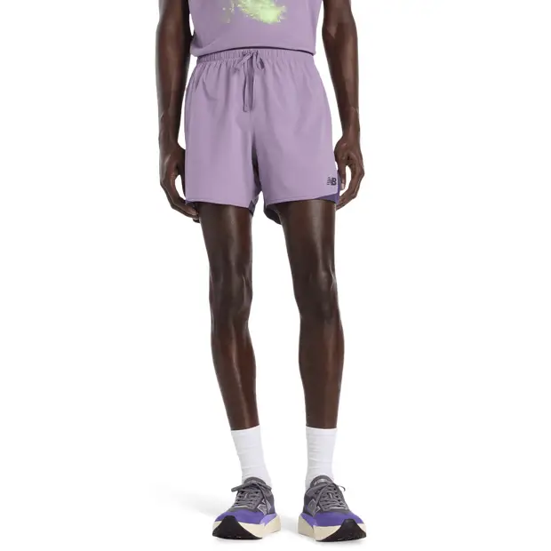 Essential Short 5inch Uomo - Pantaloncini Viola - Jersey Purple