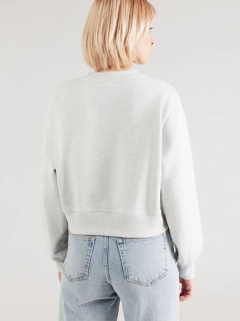 Felpa azzurro / grigio chiaro / rosso scuro miniatura 3