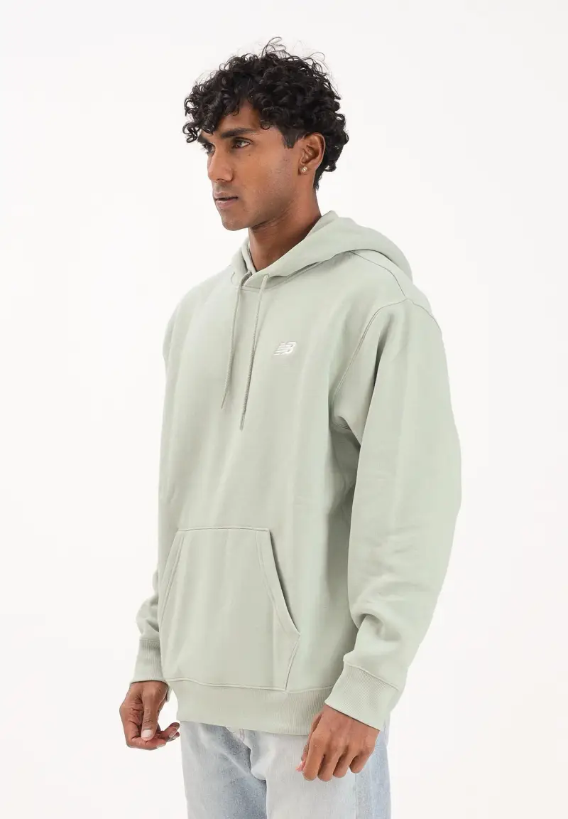Felpa con cappuccio Essentials verde salvia da uomo