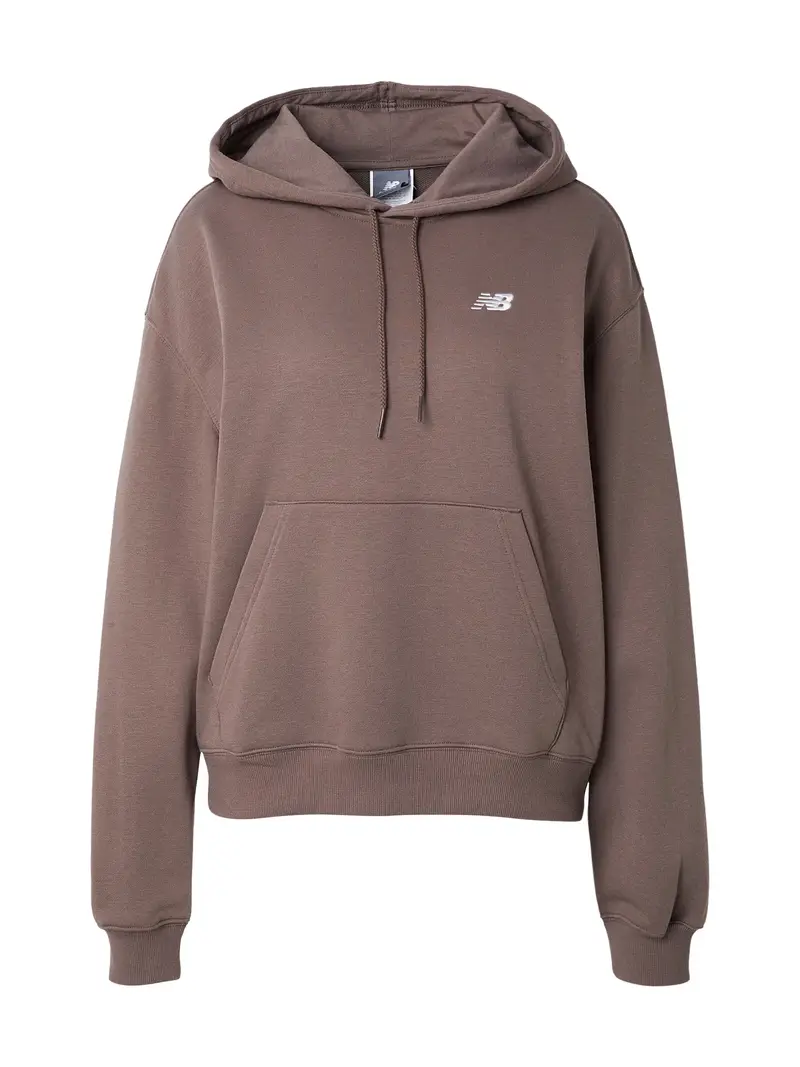 Felpa Essentials marrone / bianco