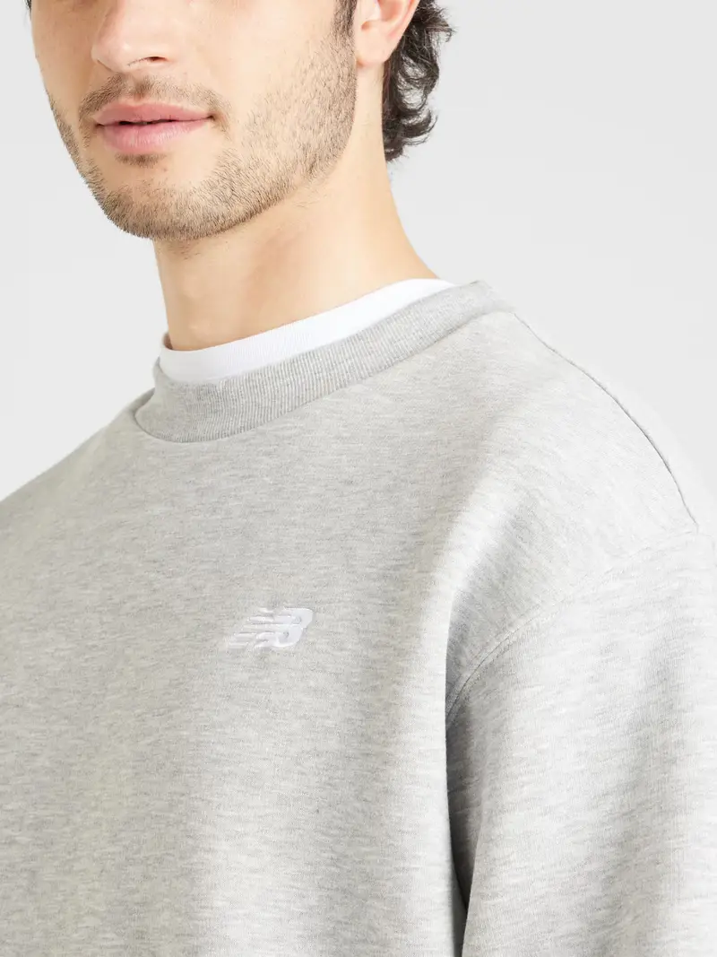 Felpa grigio / bianco miniatura 2