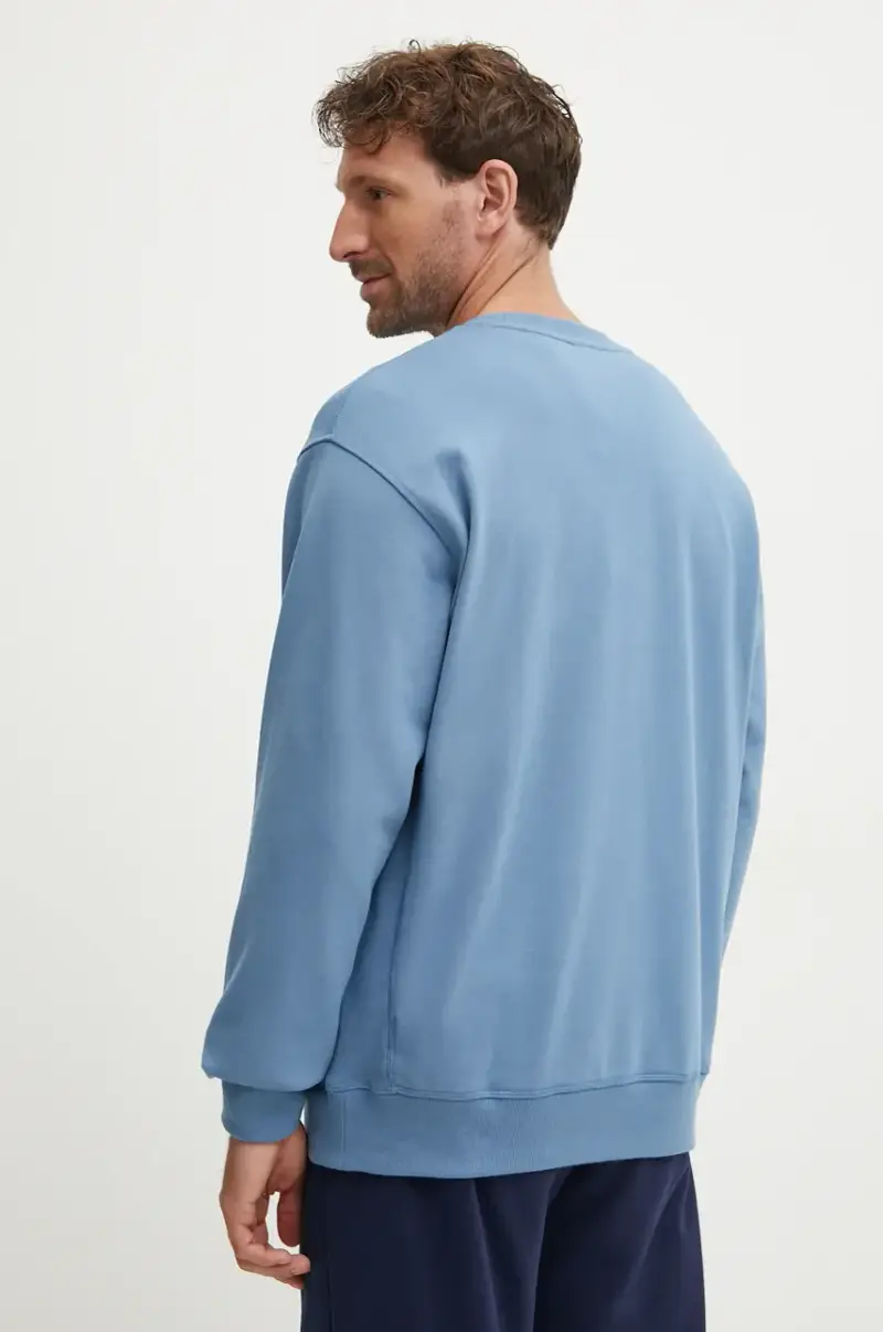 felpa in cotone Blu miniatura 3