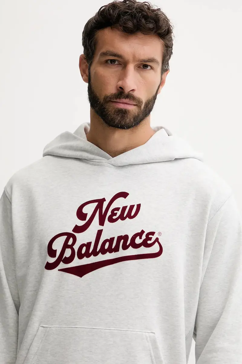 felpa in cotone Grigio miniatura 4