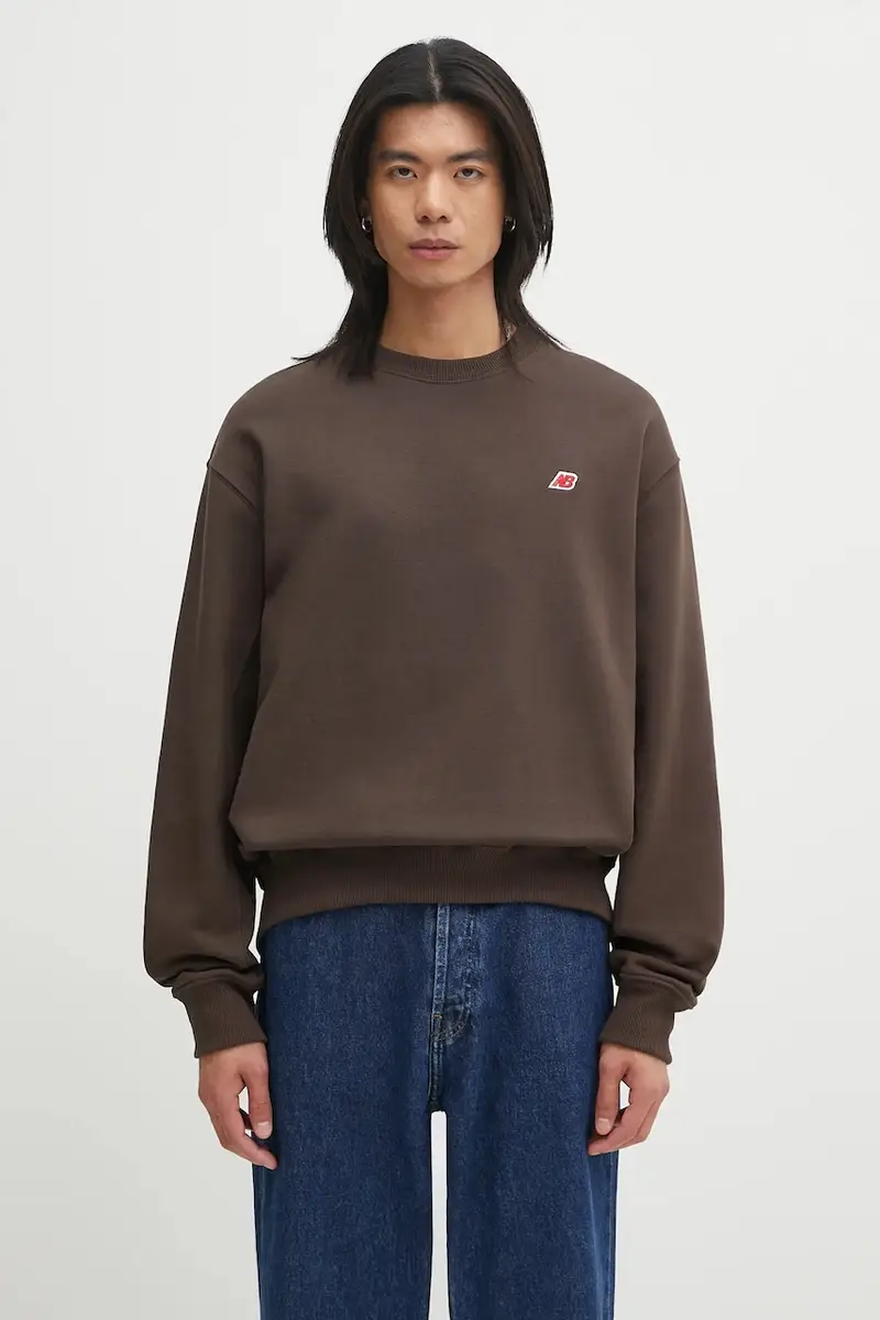 felpa in cotone MADE IN USA uomo colore marrone MT43541RHE