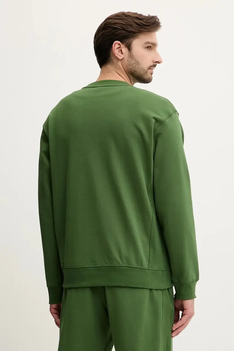 felpa in cotone Verde miniatura 3